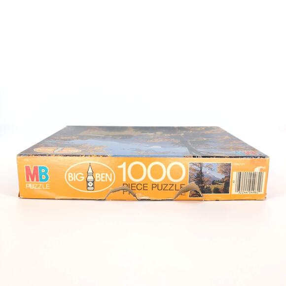 MB Milton Bradley VTG 1000 Piece "Near Gsteig, Switzerland" Jigsaw Puzzle - GUC - Picture 6 of 12